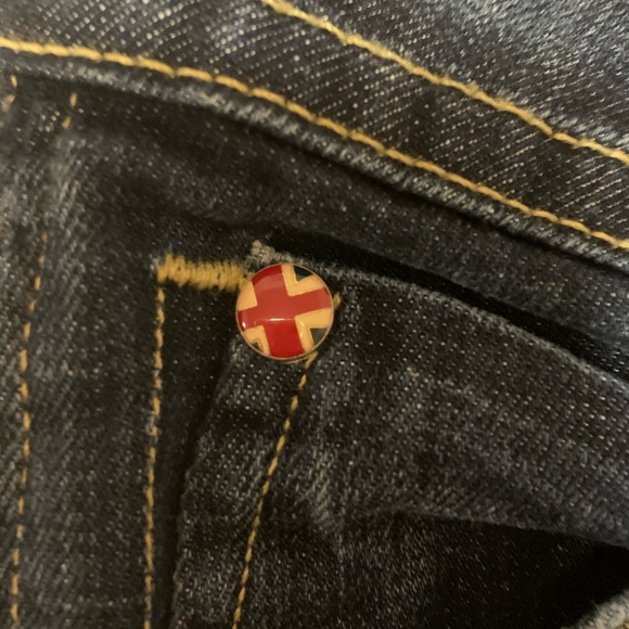 Hudson Jeans Midrise Signature Boot Cut dark wash Size 26, 32 inch inseam - Picture 3 of 8